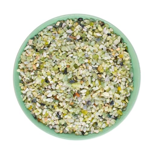 CJGQ Natürlicher Kies für Aquarium, Sukkulenten, Bonsai-Terrarium, Aquarium, 0,5 cm, dekorativer Stein für Pflanzen, Innenbereich, 1,1 kg von CJGQ