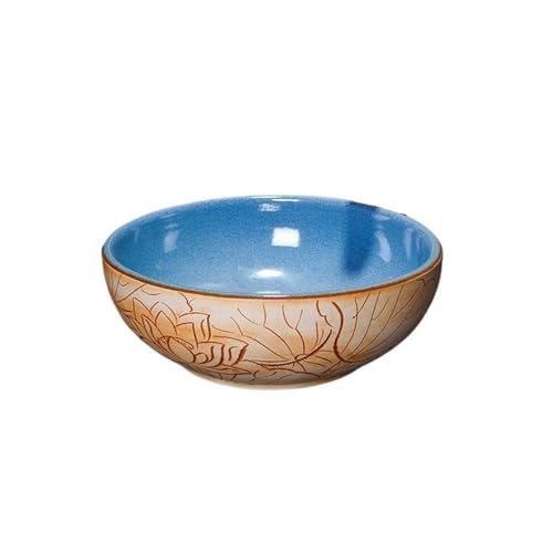 Aufsatzwaschbecken Retro-Aufsatzwaschbecken aus Keramik, rechteckig, for Badezimmer, Waschtisch, Kunstbecken (Einzelbecken) Moderne Arbeitsplatte von CJHFR472SG