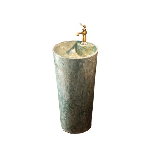 CJHFR472SG Klassisch Einfaches Keramik-Standwaschbecken mit Wasserhahn und Abfluss. Einteiliges Standwaschbecken Waschbeckenunterschrank CJHFR472SG Klassisch Einfaches Keramik-Standwaschbecken mit Wasserhahn und Abfluss. Einteiliges Standwaschbecken Waschbeckenunterschrank von CJHFR472SG