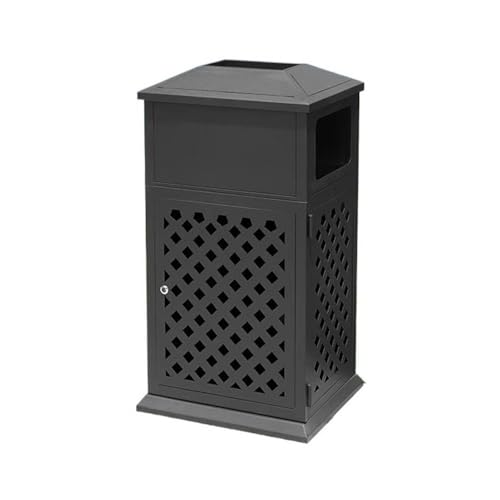CJHFR472SG Küche Retro-Grill Mülleimer Outdoor Park Abfalleimer aus verzinktem Stahl mit Aschenbecher Groß CJHFR472SG Küche Retro-Grill Mülleimer Outdoor Park Abfalleimer aus verzinktem Stahl mit Aschenbecher Groß von CJHFR472SG