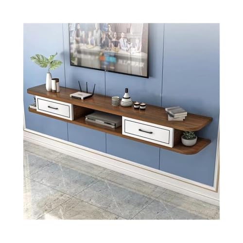 CJHFR472SG Medienkonsole Schwebender TV-Ständer, an der Wand montiertes Entertainment-Center, Medienwandeinheiten mit Türen Unterhaltungszentrum(Bruin) von CJHFR472SG