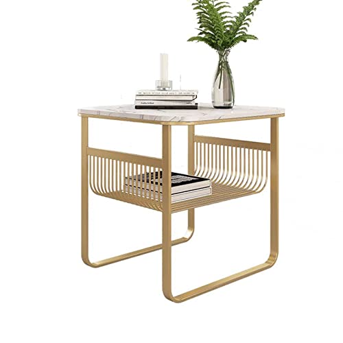 CJHFR472SG Modern 2-stöckiger Kantentisch mit Lagerregal, Beistelltisch, Sofa, Couchtisch, Präsentationsregal for Schlafzimmer, Wohnzimmer und Büro Einfach CJHFR472SG Modern 2-stöckiger Kantentisch mit Lagerregal, Beistelltisch, Sofa, Couchtisch, Präsentationsregal for Schlafzimmer, Wohnzimmer und Büro Einfach von CJHFR472SG