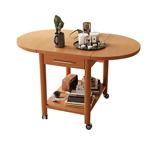 CJHFR472SG Modern 2-stufiger mobiler Couchtisch aus Massivholz, Beistelltisch mit Rollen, klappbarer Esstisch, Mitteltisch mit Ablagefach und Schublade for Wohnzimmer, Esszimmer, Schlafzimmer Einfach CJHFR472SG Modern 2-stufiger mobiler Couchtisch aus Massivholz, Beistelltisch mit Rollen, klappbarer Esstisch, Mitteltisch mit Ablagefach und Schublade for Wohnzimmer, Esszimmer, Schlafzimmer Einfach von CJHFR472SG
