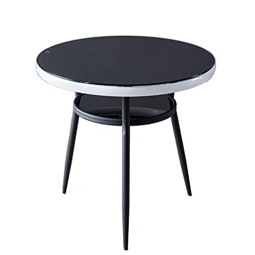 CJHFR472SG Modern Moderner runder Esstisch, Couchtisch mit Stauraum for die Freizeit, Konferenztisch for kleine Unternehmen Einfach von CJHFR472SG