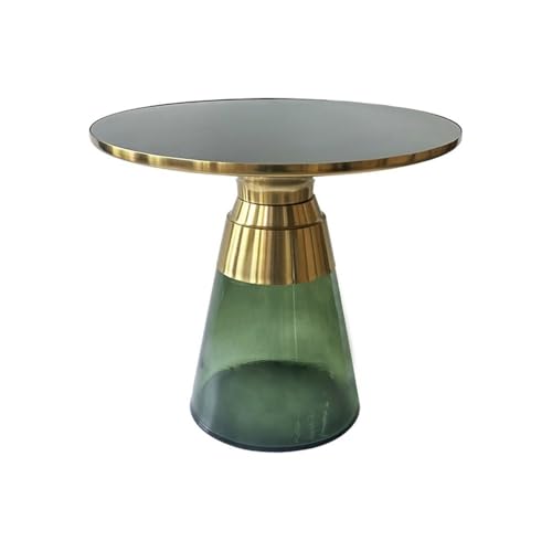 CJHFR472SG Modern Tee Tisch Glas Material Wohnzimmer Hause Bunte Tee Tisch Seite Ecke Mehrere Einfach(Green) von CJHFR472SG