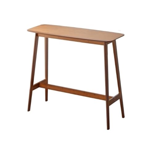 CJHFR472SG Moderner Esstisch mit hohen Beinen for die Küche, einfacher Stehtisch aus Holz for den Balkon oder die Freizeit(Klein) von CJHFR472SG