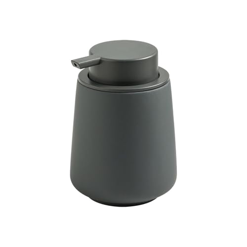 CJHFR472SG Seifendosierer Keramik-Pumpflaschen Behälter Lotion Seifenspender for Bad, Küche für Badezimmer und Küche(Grigio) von CJHFR472SG