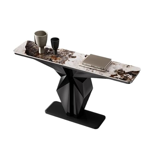 CJHFR472SG Startseite Moderner Konsolentisch, 47-Zoll-Eingangstisch, schmaler Sofatisch for den Wohnzimmereingang, Eingangstisch for den Flur, Langer Akzent-Foyertisch Hinter Couch(Schwarz) von CJHFR472SG