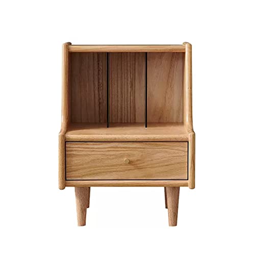 Moderne Nachttisch aus Holz mit 1 Schublade und offenem Ablagefach, Nachttisch mit natürlicher Holzstruktur, Akzent-Beistelltisch, Sofa-Beistelltisch, Beistelltisch for Schlafzimmer und Wohnzimmer Pra Moderne Nachttisch aus Holz mit 1 Schublade und offenem Ablagefach, Nachttisch mit natürlicher Holzstruktur, Akzent-Beistelltisch, Sofa-Beistelltisch, Beistelltisch for Schlafzimmer und Wohnzimmer Pra von CJHFR472SG