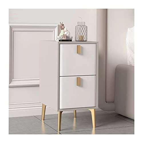 Moderner Nachttisch Elegante Kunstleder-Optik, schmaler kleiner Nachttisch mit goldenen glatten Schienen, schmaler Nachttisch, schmaler Beistelltisch für kleine Räume, Schlafzimmer, Sofa-Seite Moderner Nachttisch Elegante Kunstleder-Optik, schmaler kleiner Nachttisch mit goldenen glatten Schienen, schmaler Nachttisch, schmaler Beistelltisch für kleine Räume, Schlafzimmer, Sofa-Seite von CJHFR472SG