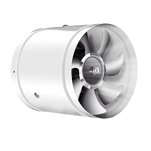 CJHZQYY Abluftventilator Rohrventilator 150mm, Leise Badlüfter Wandventilator, Kanallüfter Axiallüfter ventilator für Dachboden, Garage, Badezimmer, 25W Lüfter Abluft von CJHZQYY