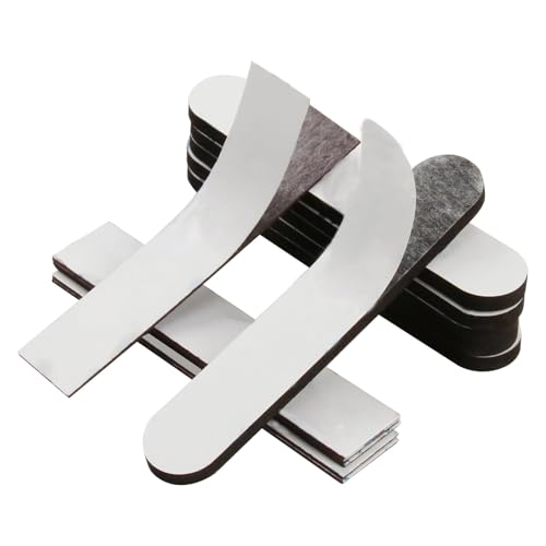 12 Stück Selbstklebendes Klettband Extra Stark Und Magnetstreifen Selbstklebend Stark, Zuschneidbares Magnetblech, Klebepads Doppelseitig Wiederverwendbar, Extra Stark, Vielseitige Anwendungen von CJMUQHEHH