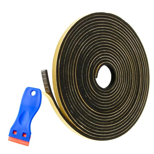 2 Stück Dichtungsband Selbstklebend, 5m Dichtband für Kochfeld mit kleinem Schaber, 7mm x 2mmx 5m Hitzebeständiges Montageband für Ceranfeld, Kochfeld und Einbauspülen Elektroherde. 2 Stück Dichtungsband Selbstklebend, 5m Dichtband für Kochfeld mit kleinem Schaber, 7mm x 2mmx 5m Hitzebeständiges Montageband für Ceranfeld, Kochfeld und Einbauspülen Elektroherde. von CJMUQHEHH