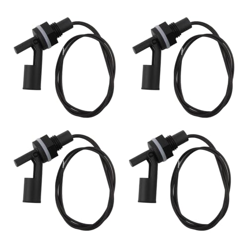 4 Stück Schwimmerschalter Wasserstandssensor, Float Switch, Seitlich Montierter Horizontaler Schwimmerschalter, Flüssigkeit Schwimmerschalte für Tank,Pool, Horizontal,Aquarium von CJMUQHEHH