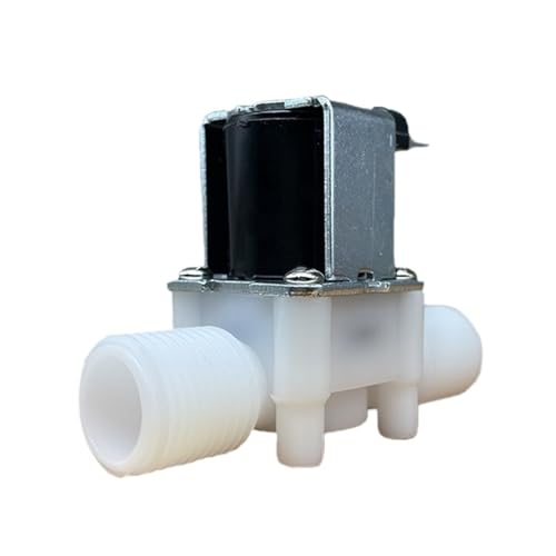 1/2 "kunststoff Magnetventil 12V 24V 220V NC Typ Magnetische Waschmaschine Spender Trinkwasser Pneumatische Druck(12V_NORMALLY CLOSED) von CJTWNBIO