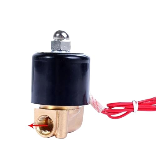 1/8 "1/4" 3/8 "messing Elektrische Magnetventil 12V 24V 220V 110V Normal Geschlossen magnetventil for Wasser Öl Luft(3/8",BSP_230VAC) von CJTWNBIO