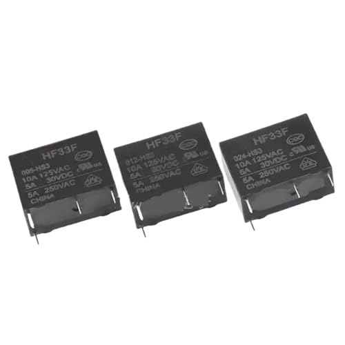 10PCS Relais JZC-33F HF33F-005-HS3 HF33F-012-HS3 HF33F-024-HS3 5A 250VAC 4PIN HF33F-005-ZS3 HF33F-012-ZS3 HF33F-024-ZS3 5PI(HF33F-024-ZS3) von CJTWNBIO