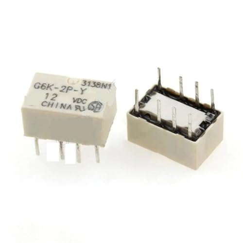 20 Teile/los SMD Signal Relais G6K-2F-Y DC 5V 12V 24V DPDT G6K-2F-Y-12VDC G6K-2F-Y-24VDC G6K-2F-Y-5VDC G6K-2P-Y DIP Relais(Original new,G6K-2F-Y-4.5V) von CJTWNBIO