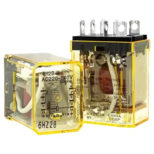 2PCS RH2B-U-DC24 RH2B-UL-D24 RH2B-UL-AC220 RH4B-UL-D24 RH4B-UL-AC220 RELAIS 14PIN SH2B-05B SH4B-05B Basis(RH2B-UL-AC220) von CJTWNBIO