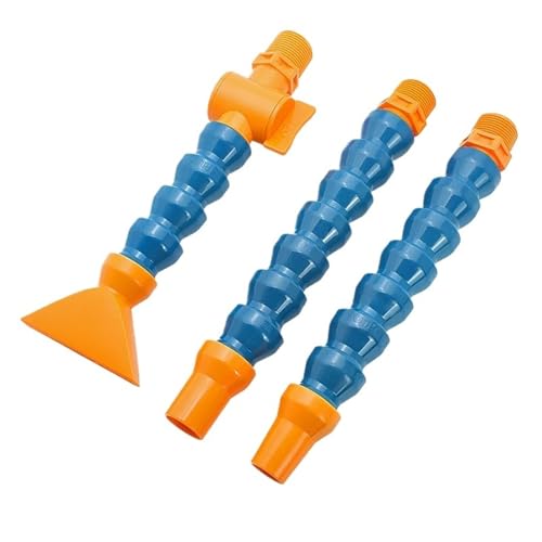 3/4" Cooling Tube Plastic Flexible Water Large Size Big Flow Rate with Right Angle Round Nozzle Flare Valve Switch(Nozzle-6362,300mm) von CJTWNBIO