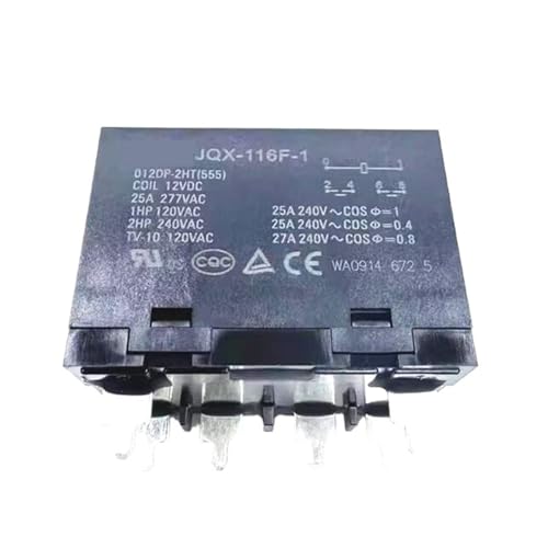 JQX-116F-1 012DP-2HT JQX116F1 012DP2HT 12V DCV12 12DCV 25A 6PIN relais(5PCS) von CJTWNBIO