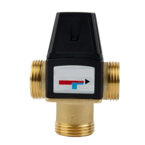 Mixing Valve High Performance and Reliable DN20 DN25 3 Way Thermostatic Mixer with Cold Water Failure Safety Device(DN25) von CJTWNBIO