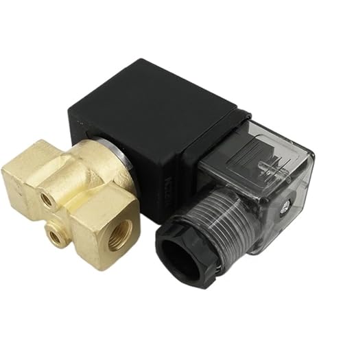 CJTWNBIO PU-03 Verdrahtungstyp DC 12V 0~7bar 2/2-Wege direktwirkend NC Messing G1/4" bsp Dampfmagnetventil FKM Dichtungsöffnung 3mm(AC 110V) von CJTWNBIO