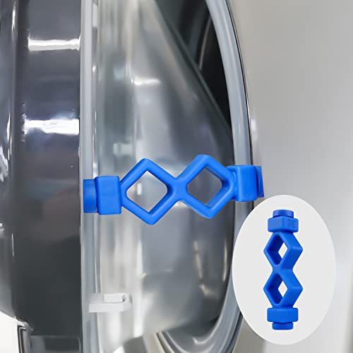Frontlader-Unterlegscheibe, Türstopper, magnetisch, Waschmaschinentürständer, Geruchsverhinderung, Türhalter für die meisten Waschmaschinen (blau) von CJWDZ