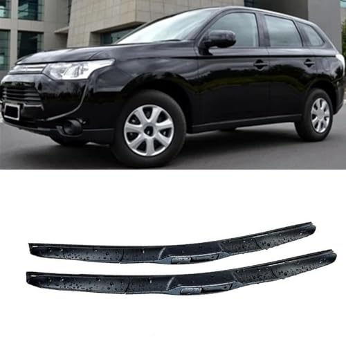CJYCJY Scheibenwischer Ersatz Gummi für Mitsubishi Outlander 3 GF GG ZJ ZK ZL 2012-2020 26"+18",Ersatz-Scheibenwischer Frontscheibe von CJYCJY