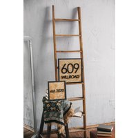 Etabliertes Schild Für Haus, Rechteckiges Hausnummer Schild, Adressschild, Familien Adressschild Etabliert von CJamStore