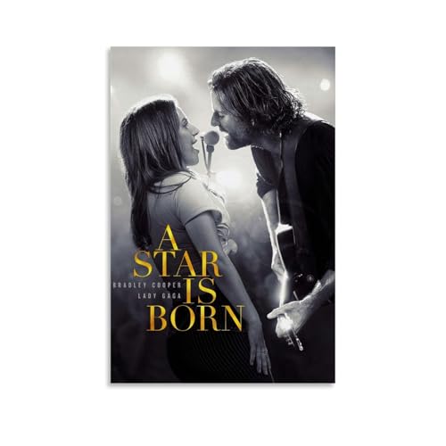 CJianqiang Filmposter "A Star Is Born", Leinwandkunst-Poster, Wanddekoration, Gemälde, Schlafzimmer, Gemälde, Wohnzimmer, Poster, moderne Heimdekoration, Poster, 60 x 90 cm, ungerahmter Stil CJianqiang Filmposter "A Star Is Born", Leinwandkunst-Poster, Wanddekoration, Gemälde, Schlafzimmer, Gemälde, Wohnzimmer, Poster, moderne Heimdekoration, Poster, 60 x 90 cm, ungerahmter Stil von CJianqiang