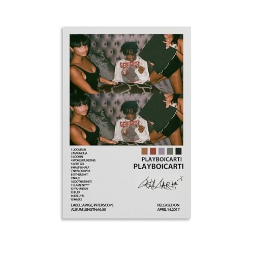 CJianqiang Playboi Carti Poster, Album, Sänger, Leinwandposter, Musikposter, Wandkunst, Dekoration, Gemälde, Schlafzimmer, Gemälde, Wohnzimmer, Poster, 60 x 90 cm, ungerahmter Stil CJianqiang Playboi Carti Poster, Album, Sänger, Leinwandposter, Musikposter, Wandkunst, Dekoration, Gemälde, Schlafzimmer, Gemälde, Wohnzimmer, Poster, 60 x 90 cm, ungerahmter Stil von CJianqiang