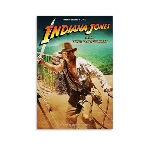 Indiana Jones Temple of Doom.2 Temple of Doom.2 Poster Wanddekoration, 20 x 30 cm, rahmenloser Stil von CJianqiang