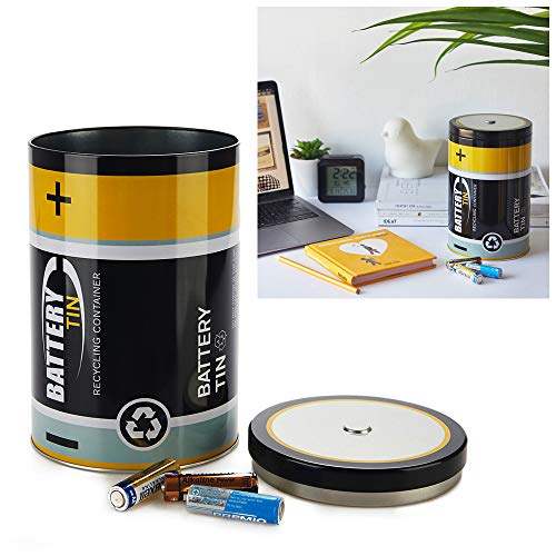 CKB LTD Batterie-Abfall-Recycling-Abfallbehälter klein, für gebrauchte Batterien neuartiges Design zum Recycling und zur Unterstützung der Umwelt ideal für Zuhause Büroschreibtische oder Ladenzähler CKB LTD Batterie-Abfall-Recycling-Abfallbehälter klein, für gebrauchte Batterien neuartiges Design zum Recycling und zur Unterstützung der Umwelt ideal für Zuhause Büroschreibtische oder Ladenzähler von CKB LTD