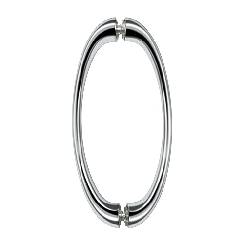 CKB Griffe Duschtür, 145 mm Duschtürgriff, passend für 5-8 mm Glas, Verchromt, für Duschkabinen, Glas und Badezimmer Dusche Türgriff von CKB