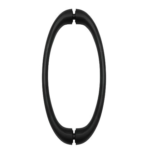 CKB Griffe Duschtür, 145 mm Duschtürgriff, passend für 5-8 mm Glas, Matt Schwarz Edelstahl Griff, 1 Paar von CKB