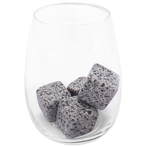 Jeray (Sales) Ltd Whisky Eiswürfel Steine aus echtem Granit aus Schottland - 6er Set von CKB LTD