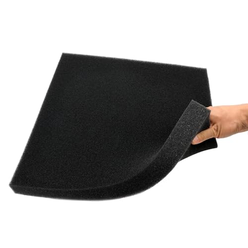 Aquarium-Filter, Bio-Schwamm-Pad, Schaumstoffschwämme, Filtermedien, zuschneidbar, Filterzubehör für Aquarien und Teiche, 45,7 x 45,7 x 4,1 cm (50 PPI), 1 Packung von CKDFK