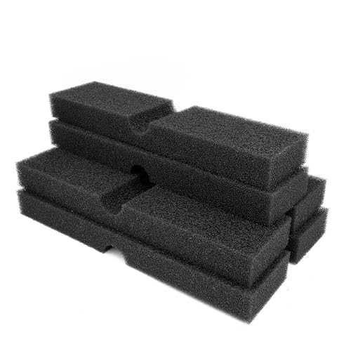 CKDFK Ersatz-Schaumstoff-Filtereinsätze passend für FX4/FX5/FX6, Bio-Schwammfilter für Aquarien, 6 Stück CKDFK Ersatz-Schaumstoff-Filtereinsätze passend für FX4/FX5/FX6, Bio-Schwammfilter für Aquarien, 6 Stück von CKDFK