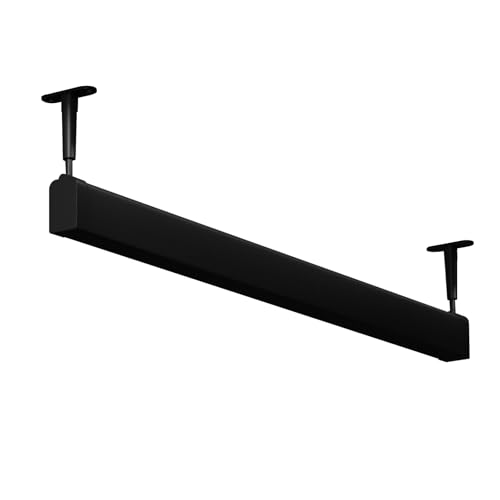 Kleiderbügel mit rutschfesten Gummibändern, geeignet for Kleiderschränke, Wäscheschränke, Waschküchen. Aus rostfreiem Aluminiumlegierungsmaterial gefertigt.(Black,90cm/35.4in) von CKDKASZ