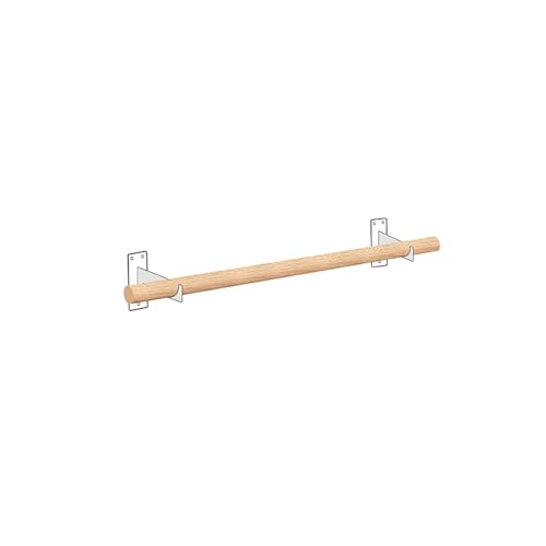 Kleiderstange, Kleiderstange aus massivem Holz, zum Aufhängen und Trocknen von Kleidung, geeignet for Bekleidungsgeschäfte/Friseursalons/Wohnzimmer(100cm/39.3in) von CKDKASZ