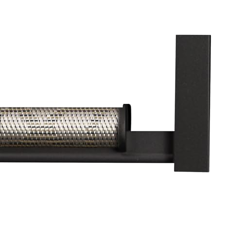 Kleiderstange for Kleiderschränke, aus gewebtem Stoff und Aluminiumlegierung, geeignet for Waschküchen, Wohnmobile und Kleiderschränke zur Aufbewahrung von Kleidung.(Gray,55in) von CKDKASZ