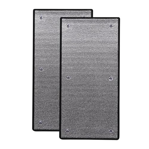 Sonnenschutzfolie for Fenster, Aluminiumfolie zur Wärmedämmung, mit Saugnäpfen, schützt Ihre Privatsphäre, geeignet for Kinderzimmer, Dachfenster, Wohnmobile.(50x70cm/19.7x27.5in) von CKDKASZ