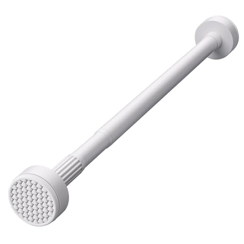 Stretch-Vorhangstange, vielseitig einsetzbar zum Aufhängen von Kleidung, ohne Bohren, geeignet for den Außenbereich im Garten oder Schlafzimmer.(White,19.7~31.5in/0.5~0.8m) von CKDKASZ
