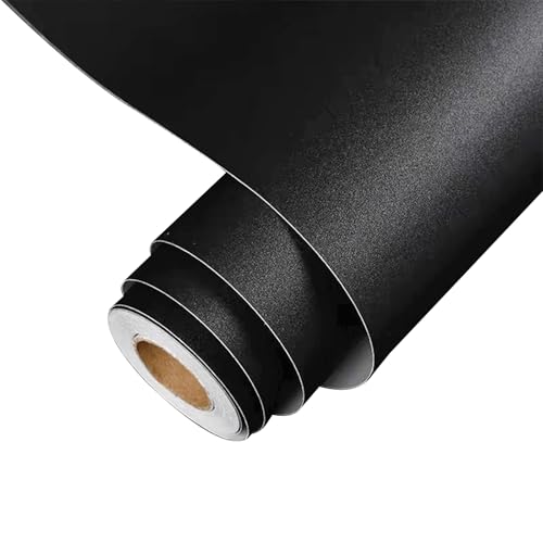 Vollständig schwarze Sonnenschutzfolie, Sichtschutz- und Sonnenschutzfolie, die UV-Strahlen wirksam abhält, geeignet for Wohnmobile, Badezimmer und Büros.(50x500cm/19.6x196.8in) von CKDKASZ