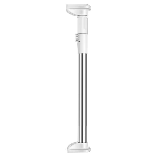 Vorhangstange mit rutschfesten Polstern, keine Bohrlöcher erforderlich, längenverstellbar, aus Edelstahl, geeignet for Fenster, Badezimmer, Kleiderschränke und Küchen.(59~110in/150~280cm) von CKDKASZ