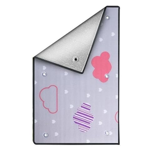 Wärmeisolierende Sonnenschutzfolie, schützt Ihre Privatsphäre, Aluminiumfolien-Luftpolsterschutzschicht, geeignet for Fenster, Wohnmobile und Dächer.(60x70cm/23.6x27.5in) von CKDKASZ