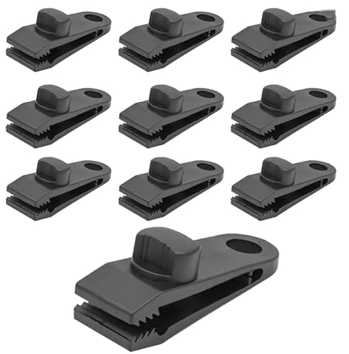 Planenspanner Tarp Clips Zeltplanen Trägerklemme Kunststoff Planenbefestigung Zeltklammern Einstellbar Planenclips für Camping Planen Sonnensegel Garden Markisen Zelte Vordächer von CKDSA