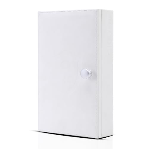 CKEYURE Premium XL Weiß PU Leder Faraday Box für Autoschlüssel Wandmontage mit Magnetverschluss | Anti-Diebstahl-Autoschlüssel Signalblocker Box | Faraday-Käfig | RFID-Box & Signalblockierbox für CKEYURE Premium XL Weiß PU Leder Faraday Box für Autoschlüssel Wandmontage mit Magnetverschluss | Anti-Diebstahl-Autoschlüssel Signalblocker Box | Faraday-Käfig | RFID-Box & Signalblockierbox für von CKEYRE