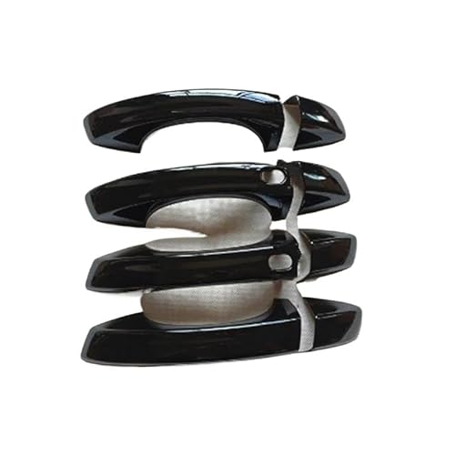 CKGRHJSA Auto Innentürgriff Kunststoff Glanz Schwarz Türgriff Abdeckung Trim Für Fabia 3 Iii MK3 Nj Nj3 Auto Styling Aufkleber Zubehör Auto Türgriff(A) von CKGRHJSA